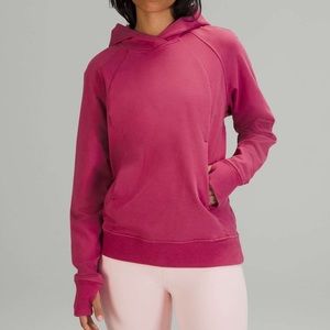 Pink Lululemon Scuba Pullover Hoodie